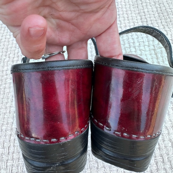 WOMENS dansko 38 Red Mary Jane Shoes - Picture 8 of 12